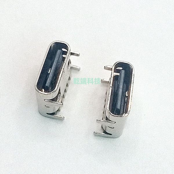 Typec CF 6PIN板上6.5mm &6.8mm四腳插板SMT