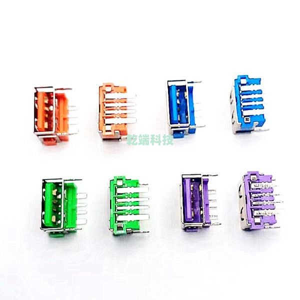 USB AF 90度短體 10.0 加高7.8 大電流 后插后插平口 有耳