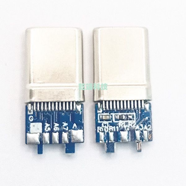 USB Type-C 3.0-10 公頭連接器 H=3.0 5.1K電阻